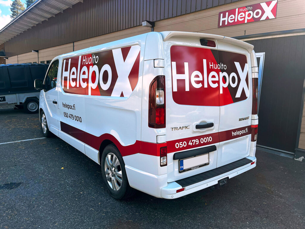 Graphic design for a van